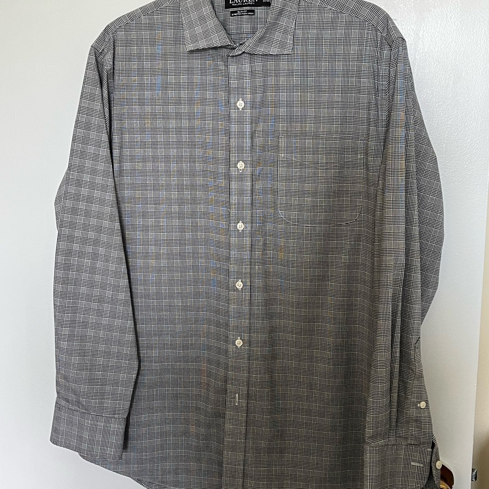 Ralph Lauren Slim fit stretch non-iron plaid